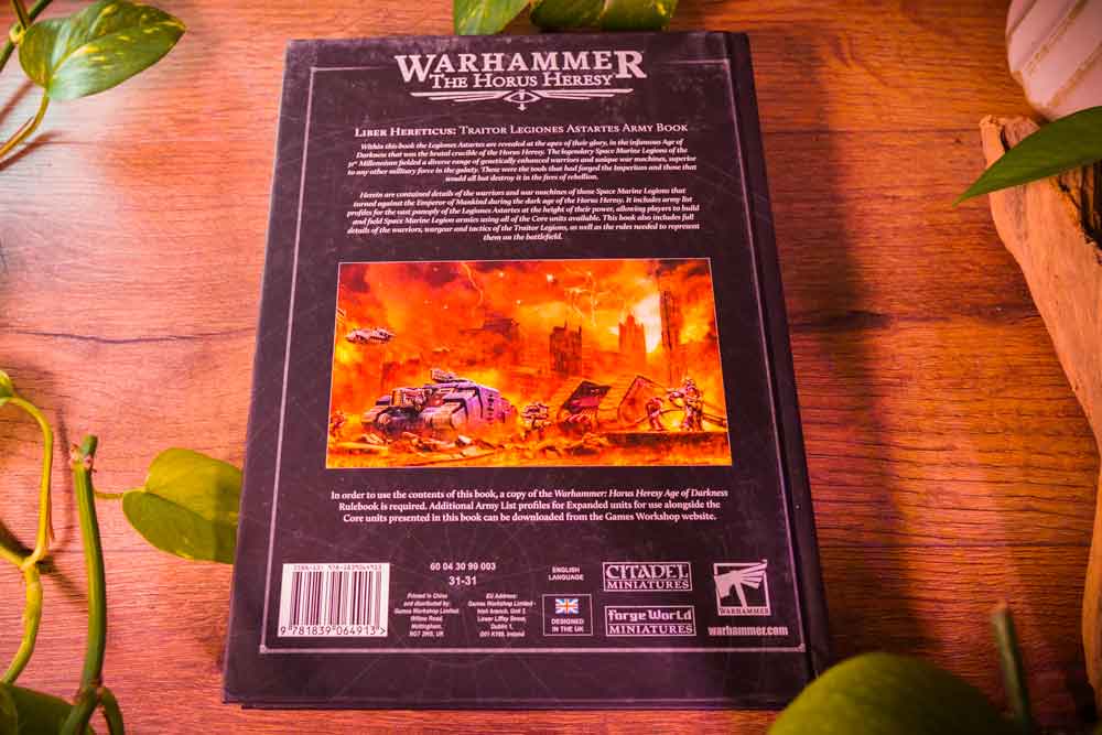 Warhammer: The Horus Heresy – Liber Hereticus: Traitor Legiones Astartes Army Book (Hardcover • Games Workshop)