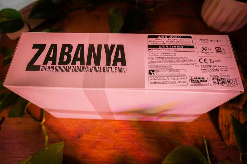 HG 1/144 GN-010 Gundam Zabanya (Final Battle Ver.) Model Kit