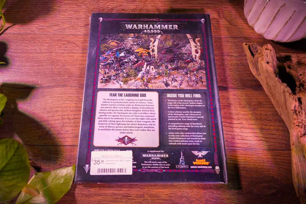 Codex: Harlequins – Warhammer 40,000 (8th Edition Hardcover • Games Workshop)