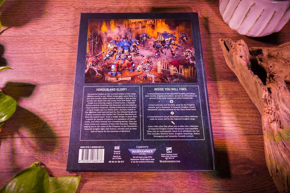 Codex: Imperial Knights – Warhammer 40,000 (9th Edition Hardcover • Games Workshop)