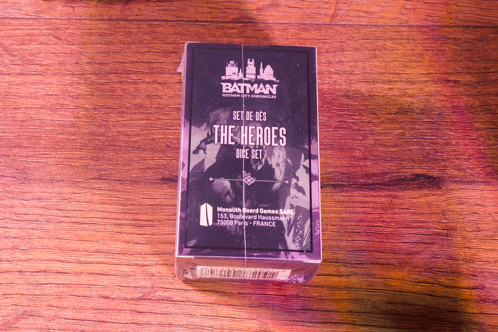 Batman: Gotham City Chronicles – The Roleplaying Game – Hero Dice Set – Kickstarter Edition (Monolith Board Games)