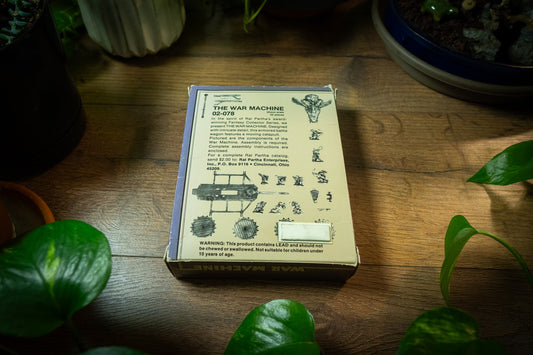 Machine de guerre Orc Ral Partha 02-078, modèle vintage de 1982 – Miniature en métal 🛡️ Objet de collection et rare