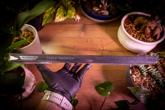 Warhammer 40k - Codex Drukhari Collector's 9e édition, couverture rigide