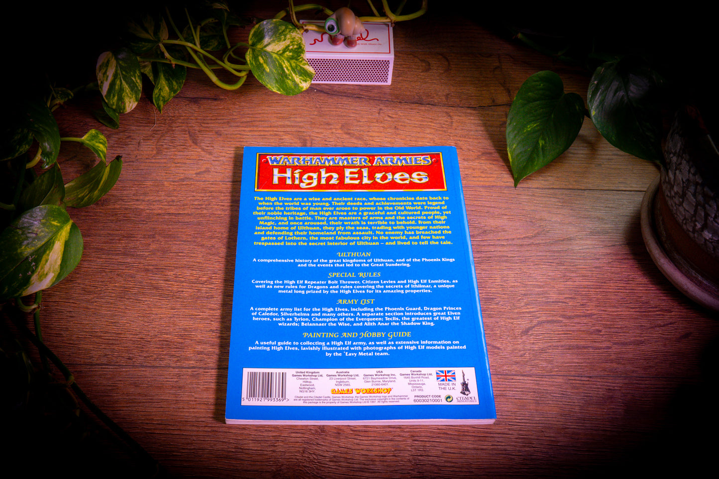 Warhammer Fantasy Battles - High Elves Army Book - 4th Edition