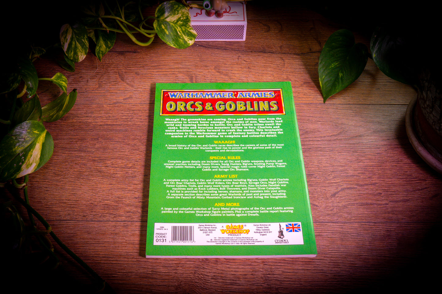 Warhammer Fantasy Battles - Livre d'armée des Orques et des Gobelins - 4e édition, 1993