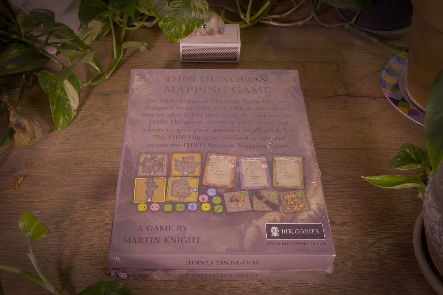 D100 Dungeon - Mapping Game - Board Game Expansion