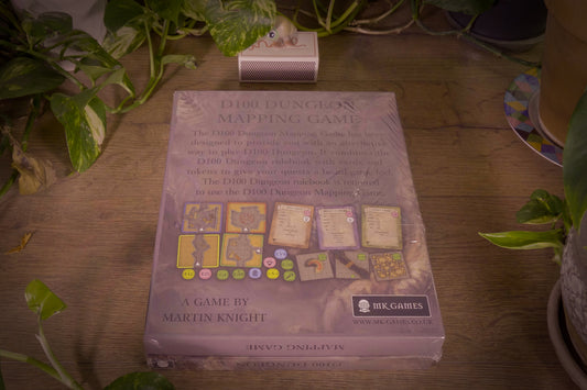 D100 Dungeon - Mapping Game - Board Game Expansion