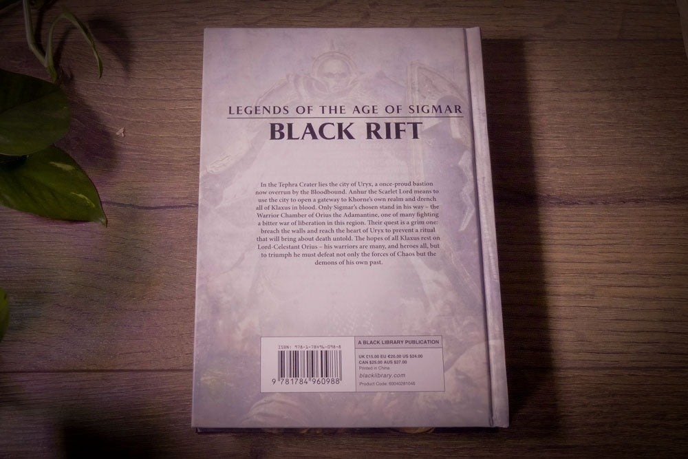 Black Rift: Legends of the Age of Sigmar Hardcover - 1st Edition - 2016