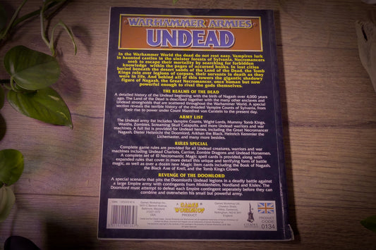 Warhammer Armies - Undead - 4th Edition - 1994