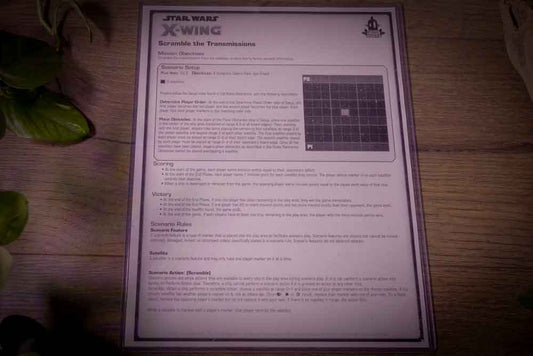 Star Wars: X-Wing – Scenario Set (Miniatures Game • Laminated Sheets, 2022)