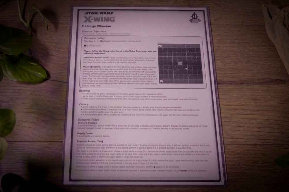 Star Wars: X-Wing – Scenario Set (Miniatures Game • Laminated Sheets, 2022)