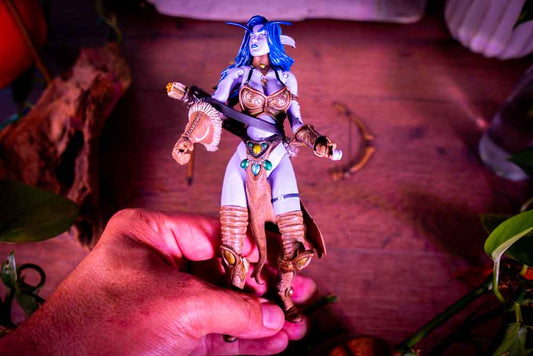Shandris Feathermoon – Warcraft Series 1 (Night Elf Archer, 2003)