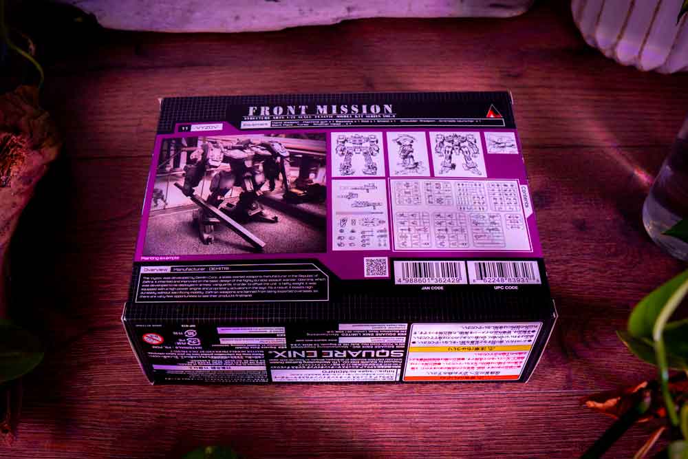 Front Mission Structure Arts Vol. 2 – Wyvern (1/72 Scale Plastic Model Kit • Square Enix, 2023)