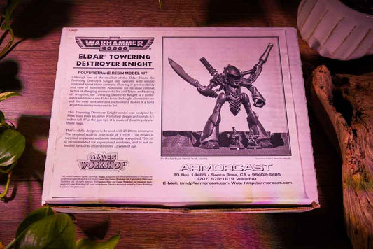 The Armorcast Eldar Towering Destroyer Knight: A Rare Relic from the Dawn of 40K Titans