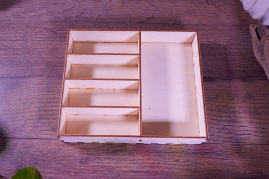 Kingdom Death: Monster – Laser-Cut Wood Box Organizer (Claudio Floreani KS • KDM Monster Organizer)