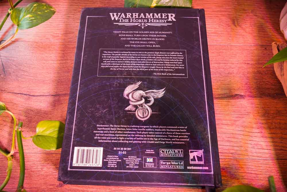 Warhammer: The Horus Heresy – Age of Darkness Rulebook (Hardcover • Games Workshop)