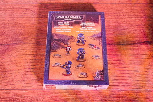 Warhammer 40,000: Mines, Bombs & Booby Traps – Resin Terrain Marker Set (OOP • Games Workshop)