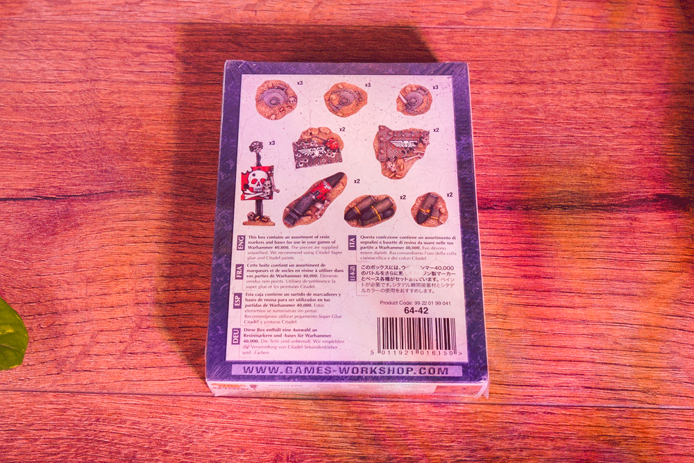 Warhammer 40,000: Mines, Bombs & Booby Traps – Resin Terrain Marker Set (OOP • Games Workshop)