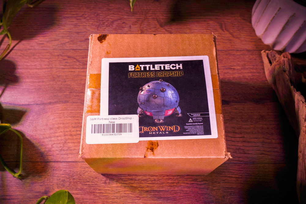 BattleTech: Fortress-Class DropShip – Map Scale Miniature (Iron Wind Metals)