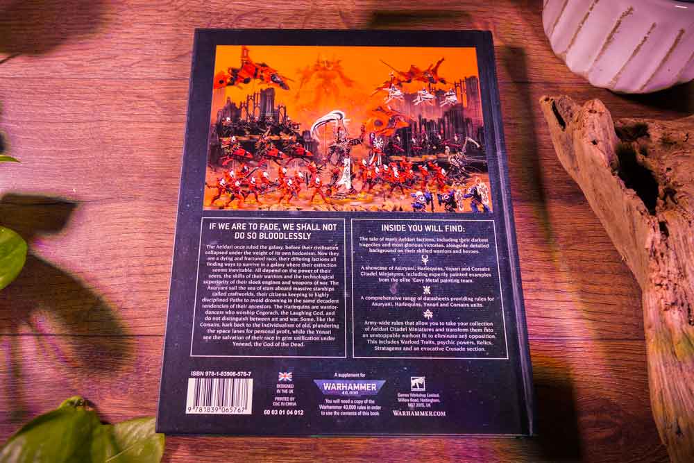 Codex: Aeldari – Warhammer 40,000 (9th Edition Hardcover • Games Workshop)