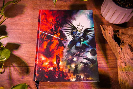 Warhammer 40,000 Core Rulebook – 9th Edition Indomitus Full Art Cover (Hardcover • Games Workshop)