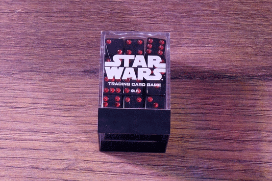 Star Wars Trading Card Game – Official Dice Set, Dark Side Edition (Wizards of the Coast • 9 Dice • ©LFL)