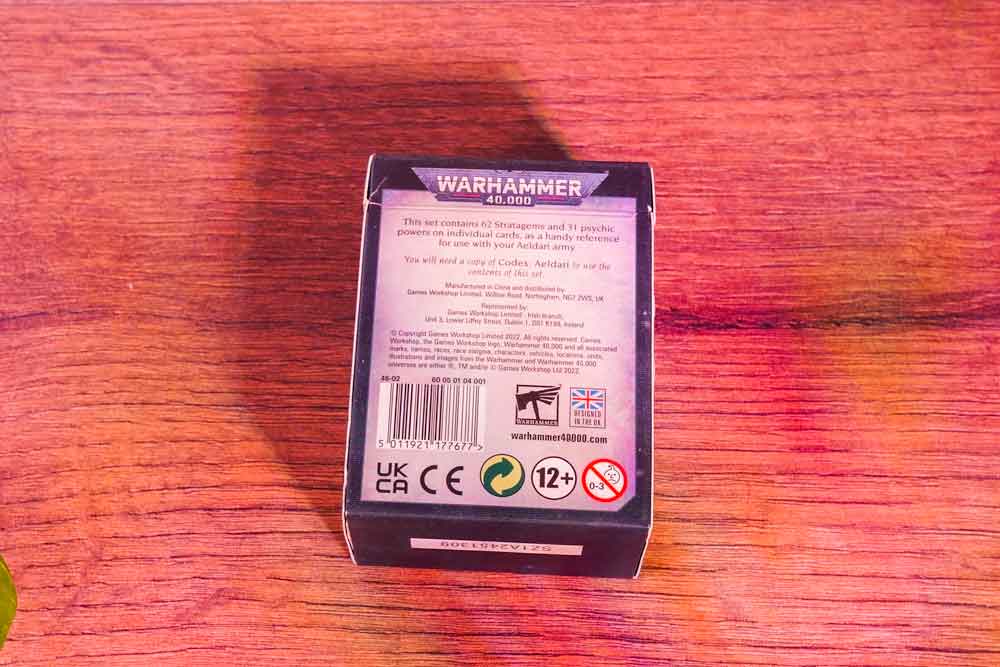 Warhammer 40,000: Datacards – Aeldari (9th Edition • Games Workshop)