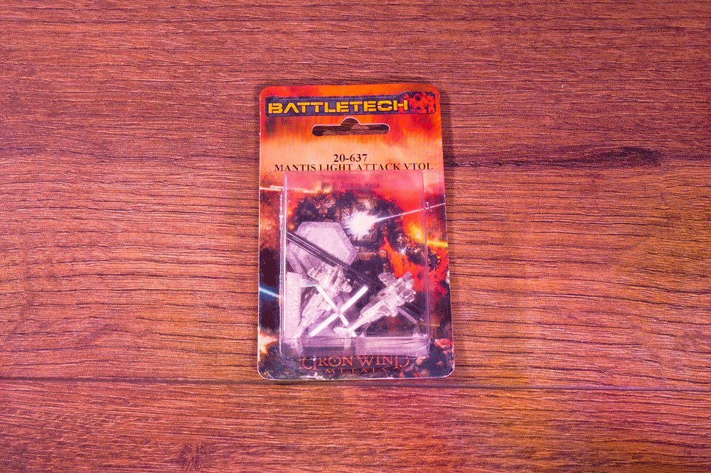 BattleTech: Mantis Light Attack VTOL (x2) – Metal Miniatures (Iron Wind Metals)