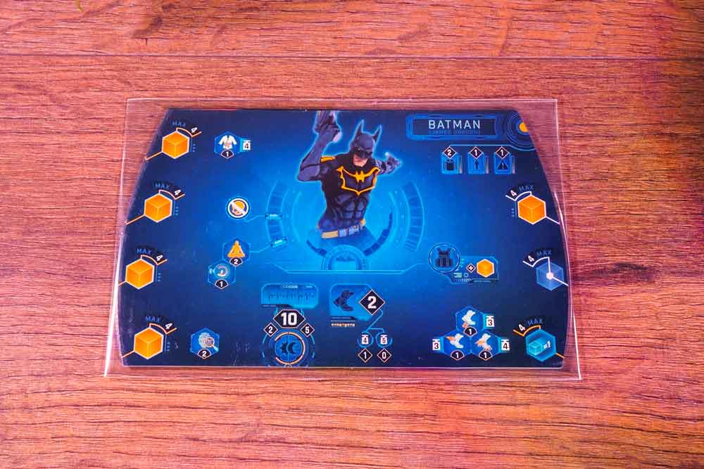 Batman: Gotham City Chronicles – Character Sheets x4 (Hero Reference Pack • Monolith Board Games)