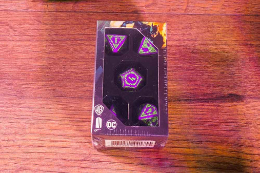 Batman: Gotham City Chronicles – The Roleplaying Game – Joker Dice Set – Kickstarter Edition (Monolith Board Games)