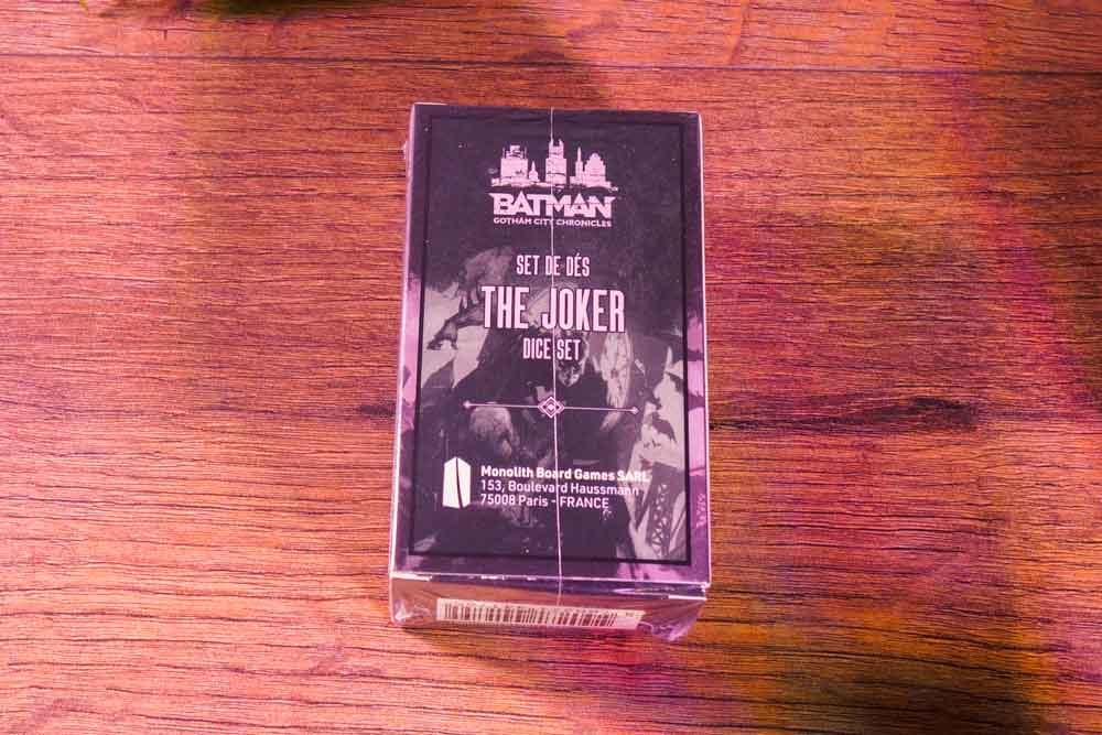 Batman: Gotham City Chronicles – The Roleplaying Game – Joker Dice Set – Kickstarter Edition (Monolith Board Games)