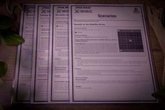 Star Wars: X-Wing – Scenario Set (Miniatures Game • Laminated Sheets, 2022)