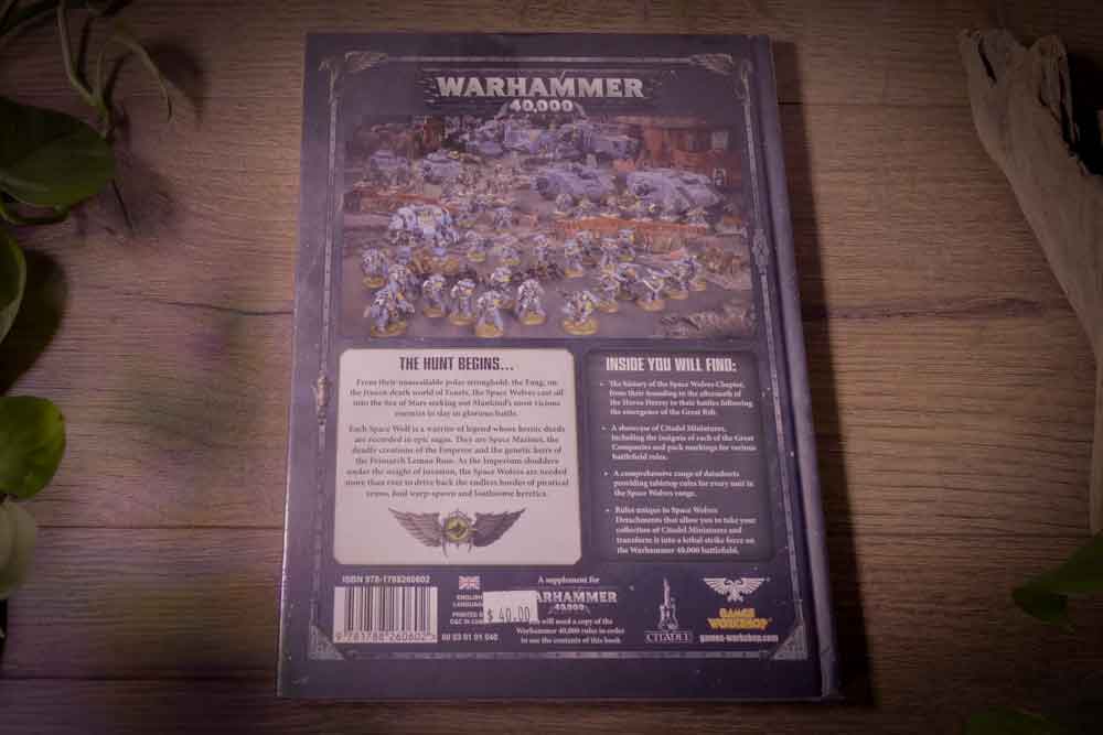 Space Wolves 3rd Codex Codex Space Wolves Hardcover (2018) – Warhammer 40K – Hammer of War