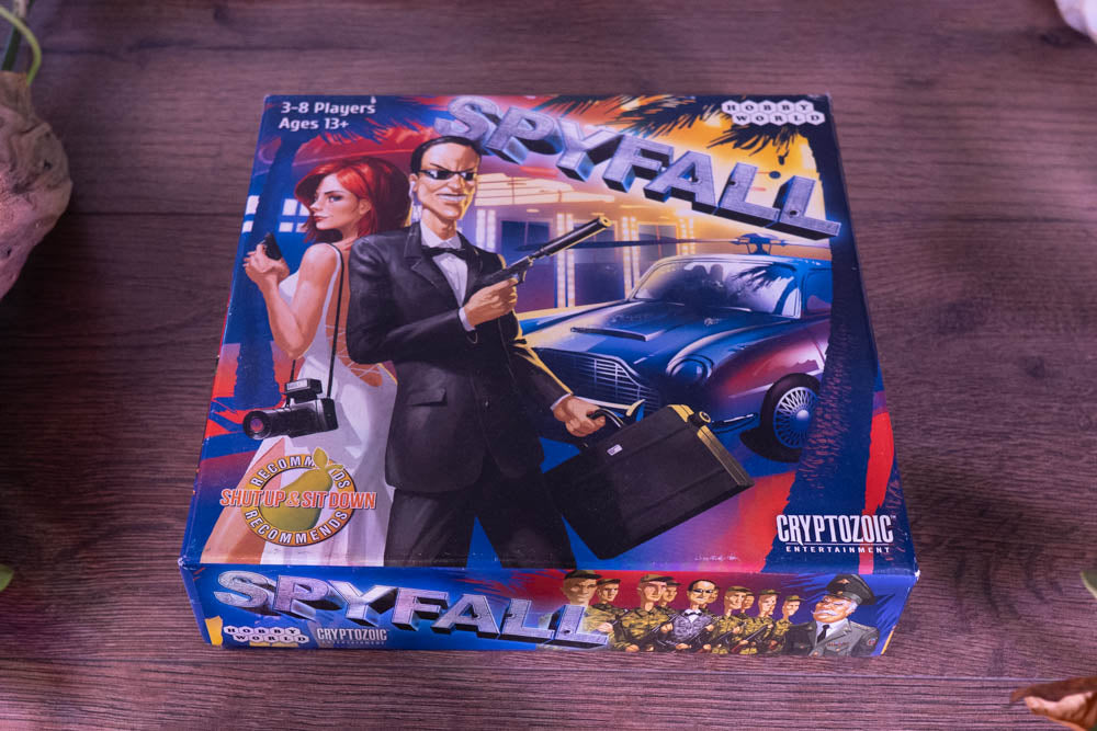 Spyfall - Social Deduction Party Card Game (Cryptozoic / Hobby World, 2015)