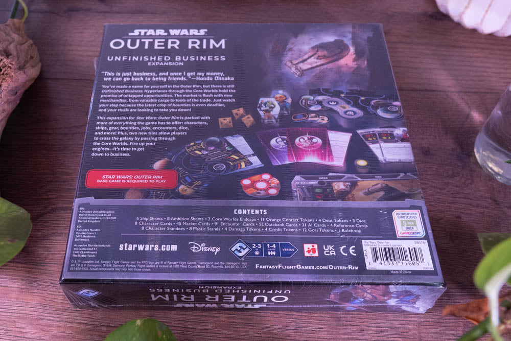 Star Wars: Outer Rim – Unfinished Business Expansion (Fantasy Flight Games)