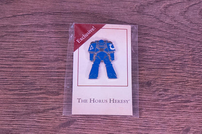 The Horus Heresy MkIV 'Maximus' Power Armour Pin Badge - Limited Edition Betrayal at Calth Promo (2015)