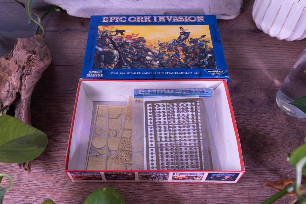 Epic Battles: Ork Invasion - Citadel 6mm Boxed Set for Space Marine (Games Workshop, 1990, OOP)