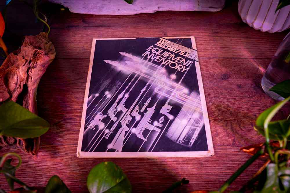 Top Secret / S.I.: Equipment Inventory (TSR 1988 • RPG Supplement)