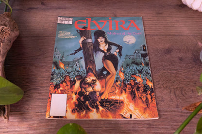Elvira: Mistress of the Dark #1 - Marvel Magazine Movie Adaptation (1988, Joe Jusko Cover)