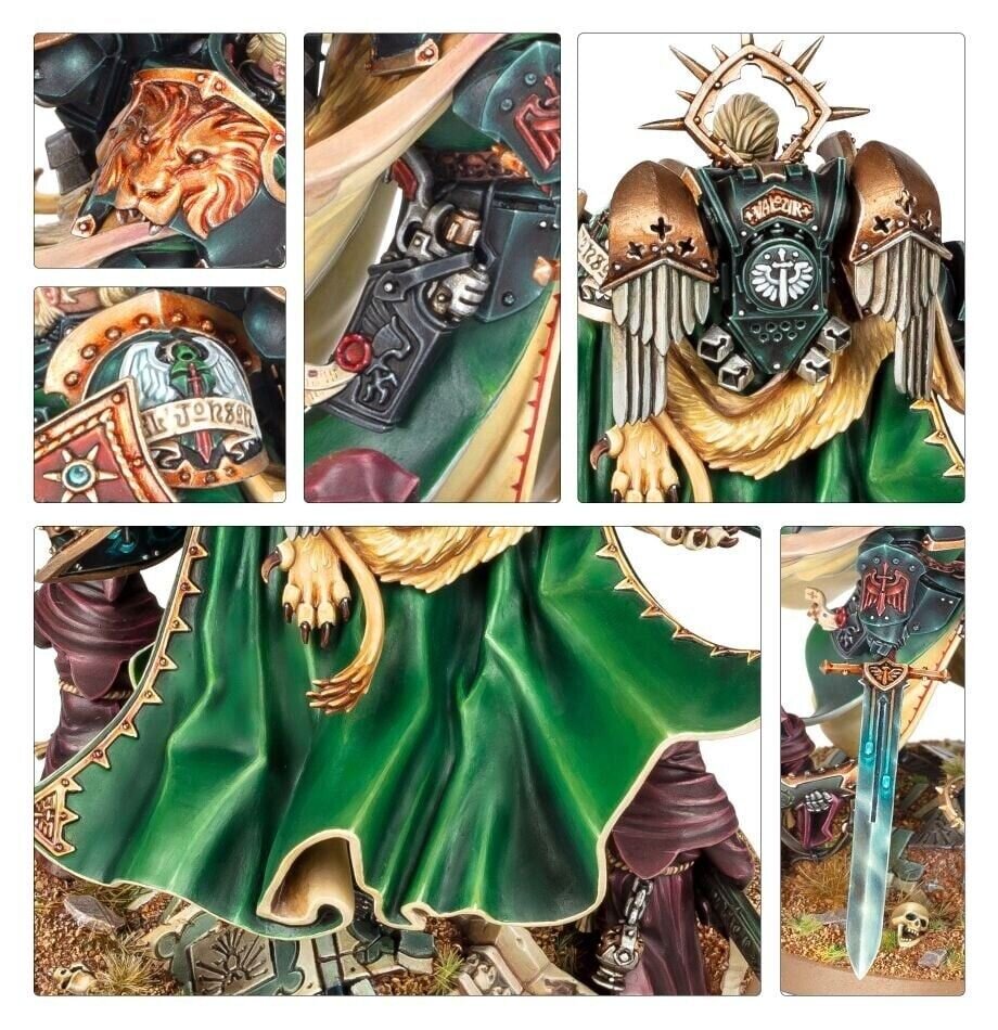 🌌 Lion El'Jonson Primarch Miniature Dark Angels Warhammer 40K - New & Rare🌌