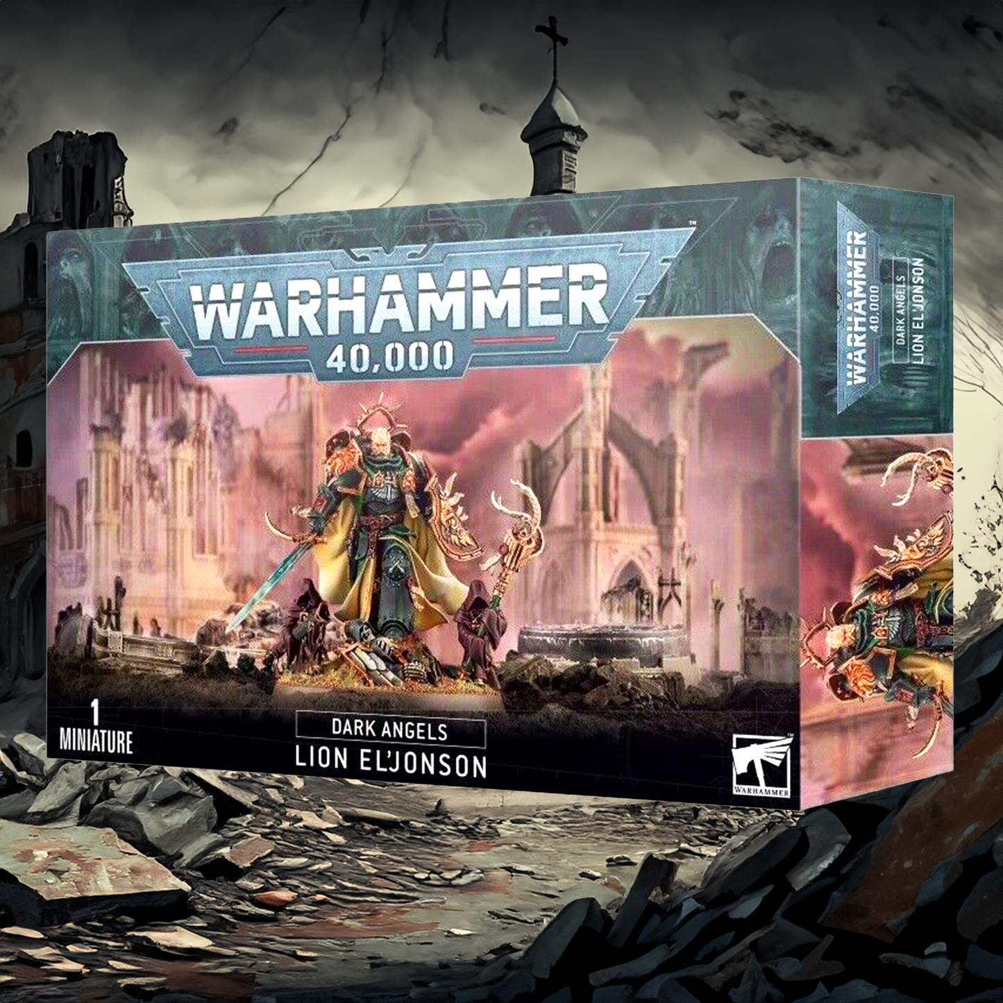 🌌 Lion El'Jonson Primarch Miniature Dark Angels Warhammer 40K - New & Rare🌌
